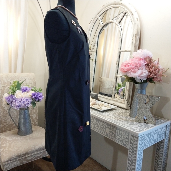 🍒NWT🍒 NICOLE MILLER NY 3D APPLIQUES DRESS - Picture 11 of 11